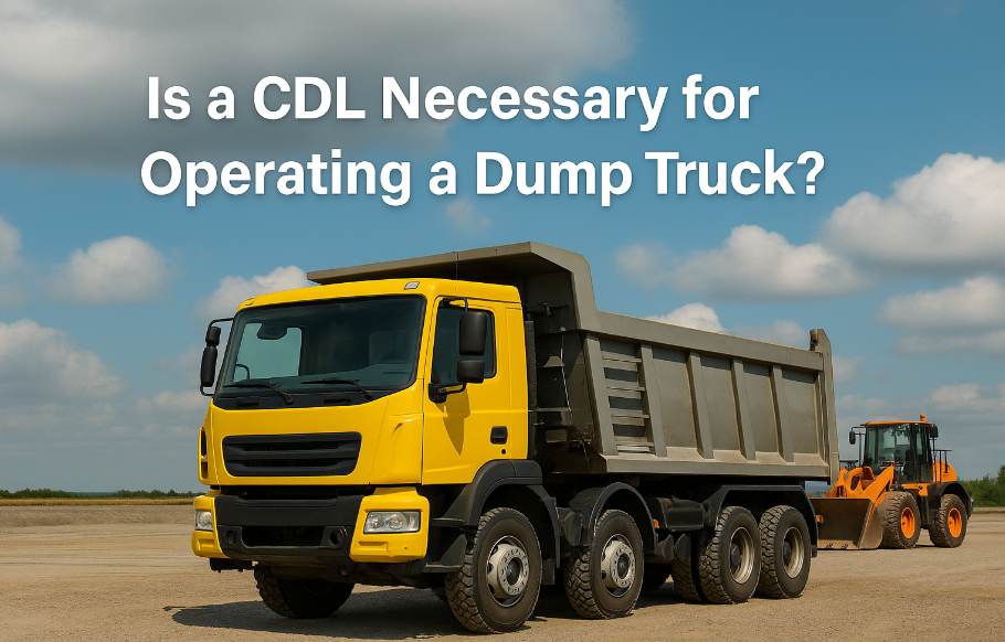 Do You Need a CDL to Drive a Dump Truck?